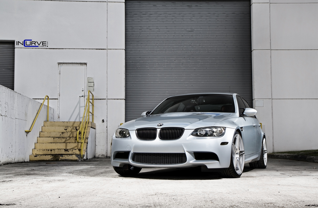 Incurve Wheels IC-S5 Silver on BMW M3 E90