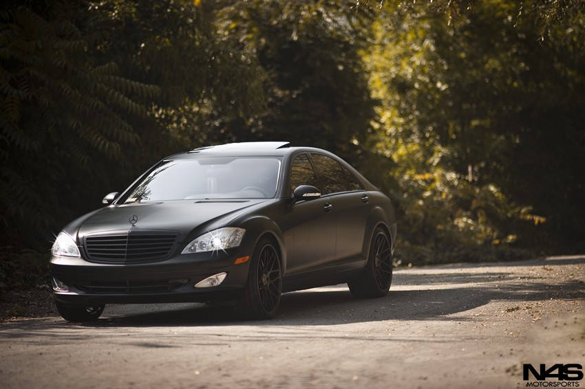 Vertini Concave Magic 22'' Matte Black on Mercedes Benz S Class